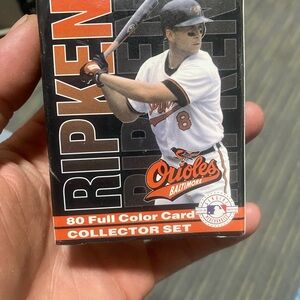 Unopened 1992 and 1995 The Star Co. Card Pack Cal Ripken Jr Set.